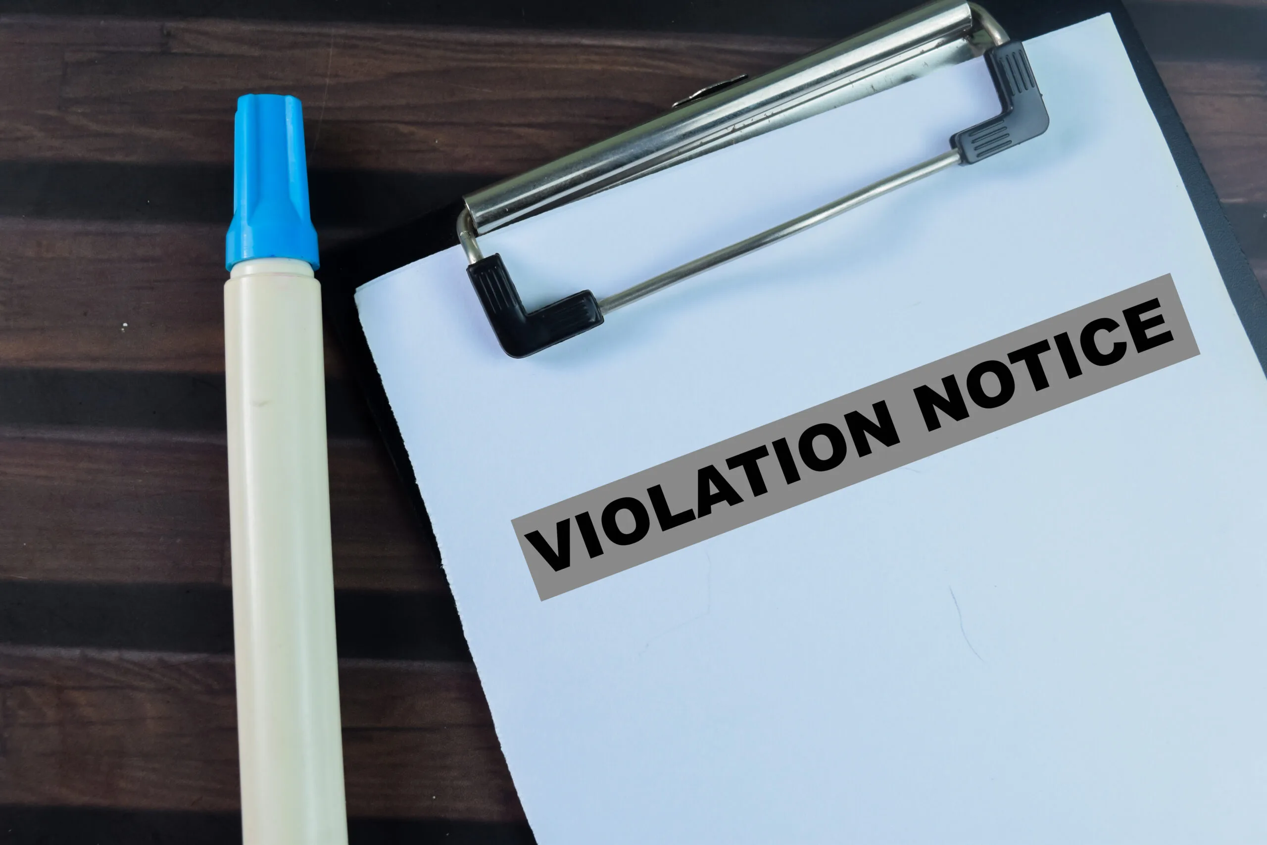 violation notice